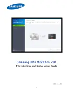 Samsung Data Migration 1.0 Introduction And Installation Manual предпросмотр