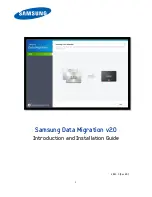 Samsung Data Migration v2.0 Introduction And Installation Manual preview