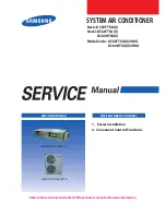 Samsung DC60FTSA(X) Service Manual preview