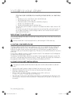 Предварительный просмотр 12 страницы Samsung DC68-02836B User Manual