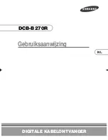 Preview for 35 page of Samsung DCB-B270R Instructions For Use Manual