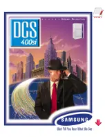 Samsung DCS 400SI User Manual preview