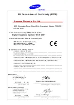 Preview for 4 page of Samsung DCS-408 System Administration Manual