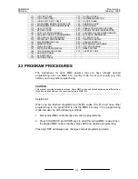 Предварительный просмотр 8 страницы Samsung DCS-816 Programming Manual