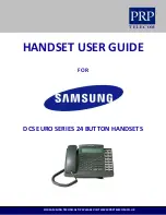 Preview for 1 page of Samsung DCS EURO SERIES 24 User Manual