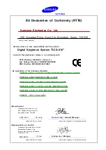 Preview for 5 page of Samsung DCS Programming Manual