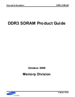 Samsung DDR3 User Manual preview