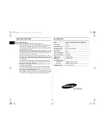 Preview for 12 page of Samsung DE6612S-D/XEU Installation And Owner'S Manual