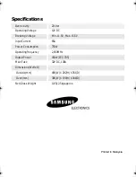 Preview for 18 page of Samsung DE7711N Installation And Owner'S Manual