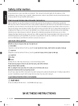 Preview for 4 page of Samsung DF60A8500CG User Manual