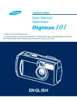 Предварительный просмотр 1 страницы Samsung Digimax 101 User Manual