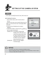 Предварительный просмотр 70 страницы Samsung Digimax 101 User Manual