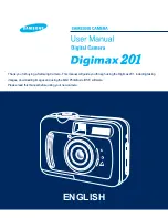 Samsung DIGIMAX 201 User Manual предпросмотр