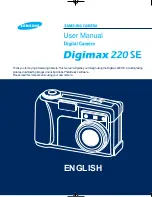 Samsung DIGIMAX 220 SE User Manual предпросмотр