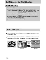 Предварительный просмотр 32 страницы Samsung Digimax 250 User Manual