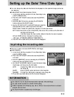 Предварительный просмотр 65 страницы Samsung Digimax 250 User Manual