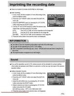 Предварительный просмотр 73 страницы Samsung DIGIMAX 3000 User Manual