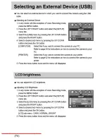 Предварительный просмотр 74 страницы Samsung DIGIMAX 3000 User Manual