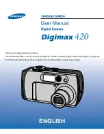 Предварительный просмотр 1 страницы Samsung Digimax 360 User Manual