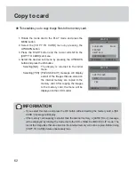 Предварительный просмотр 62 страницы Samsung Digimax 360 User Manual