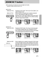 Предварительный просмотр 27 страницы Samsung DIGIMAX 370 User Manual