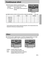 Предварительный просмотр 43 страницы Samsung DIGIMAX 370 User Manual