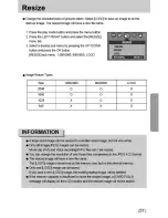 Предварительный просмотр 57 страницы Samsung DIGIMAX 370 User Manual