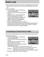 Предварительный просмотр 72 страницы Samsung DIGIMAX 370 User Manual