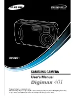 Samsung DIGIMAX 401 User Manual предпросмотр