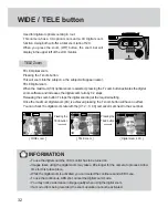 Предварительный просмотр 32 страницы Samsung Digimax 420 User Manual