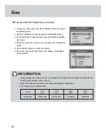 Предварительный просмотр 40 страницы Samsung Digimax 420 User Manual