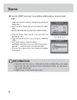 Предварительный просмотр 48 страницы Samsung Digimax 420 User Manual