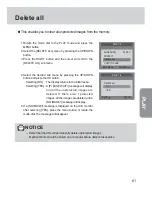 Предварительный просмотр 61 страницы Samsung Digimax 420 User Manual