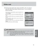 Предварительный просмотр 79 страницы Samsung Digimax 420 User Manual