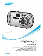 Preview for 1 page of Samsung DIGIMAX A40 User Manual