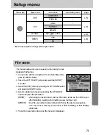 Предварительный просмотр 75 страницы Samsung DIGIMAX A7 User Manual