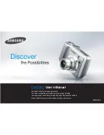 Предварительный просмотр 1 страницы Samsung DIGIMAX D103 User Manual