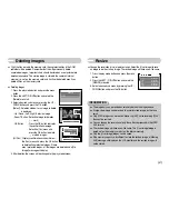 Предварительный просмотр 48 страницы Samsung DIGIMAX D103 User Manual