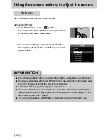 Предварительный просмотр 110 страницы Samsung DIGIMAX I50 User Manual