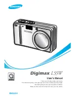 Предварительный просмотр 1 страницы Samsung DIGIMAX L55W User Manual