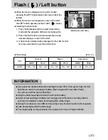 Предварительный просмотр 37 страницы Samsung DIGIMAX L55W User Manual