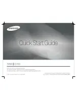 Samsung DIGIMAX S860 Quick Start Manual предпросмотр