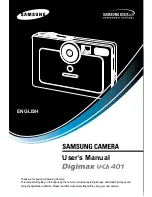 Предварительный просмотр 1 страницы Samsung Digimax U-CA 401 User Manual