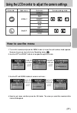 Предварительный просмотр 37 страницы Samsung Digimax U-CA User Manual