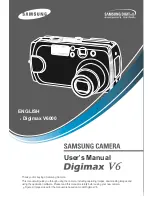 Предварительный просмотр 1 страницы Samsung DIGIMAX V-6 User Manual