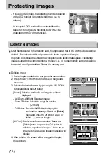 Предварительный просмотр 78 страницы Samsung Digimax V10 User Manual