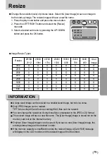 Предварительный просмотр 79 страницы Samsung Digimax V10 User Manual