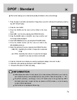 Preview for 72 page of Samsung DIGIMAX V4 Instructions Manual