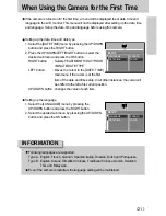 Предварительный просмотр 21 страницы Samsung DIGIMAX V50 User Manual