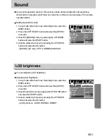 Предварительный просмотр 85 страницы Samsung DIGIMAX V50 User Manual